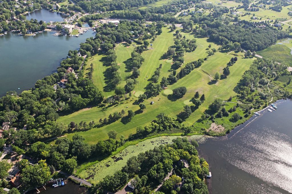 Bird's Eye View of Golf course