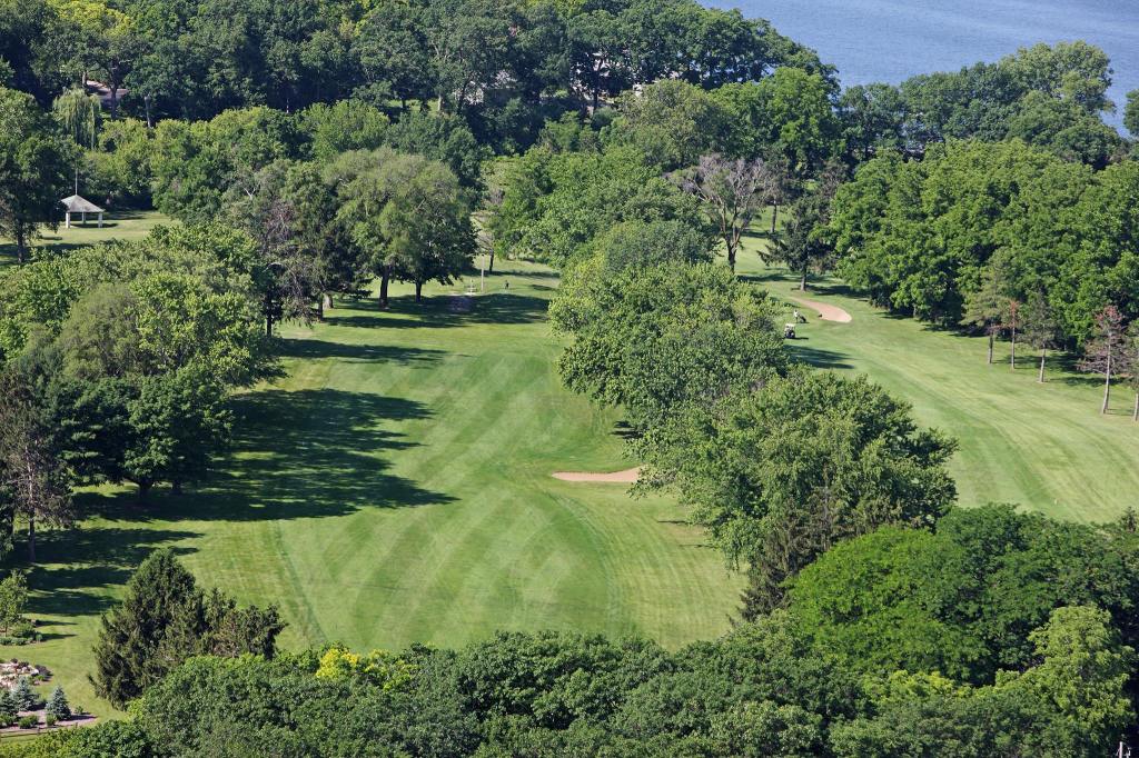 View of golf course fairway